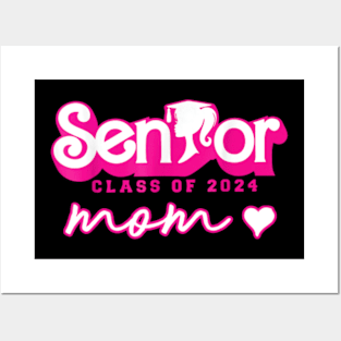 Proud Mom Class Of 2024 Senior Mom Seniors 2024 Girls Posters and Art